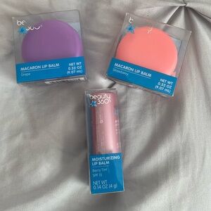 Be 360° Macaron Lip Balm Trio - Purple, Pink, Berry Tint